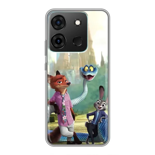 Чохол з принтом «Герої мультфільму Зоотрополіс» для Infinix Smart 7 Чохол з принтом «Герої мультфільму Зоотрополіс» для Infinix Smart 7