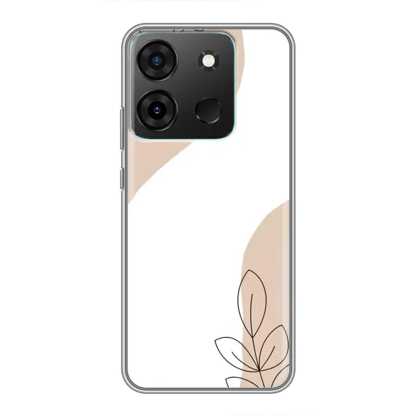 Чохол з принтом «Нюдова гілочка абстракція» для Infinix Smart 7