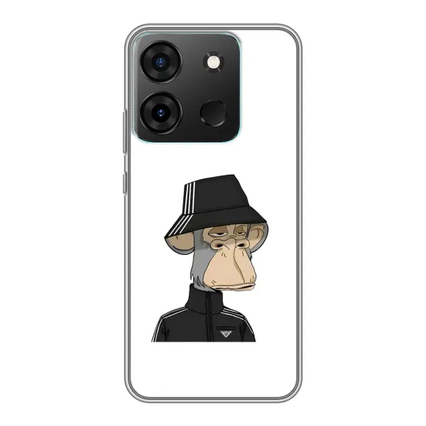 Чохол з принтом «мавпа NFT Adidas» для Infinix Smart 7