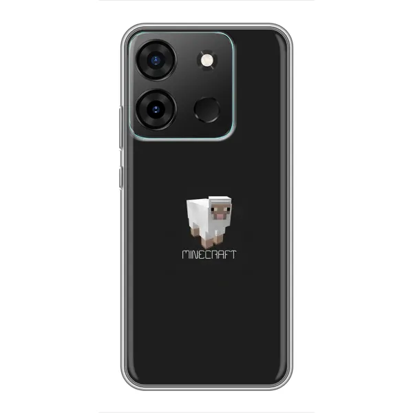 Чохол з принтом «Овечка Майнкрафт» для Infinix Smart 7
