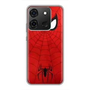 Чехол с человеком пауком для Infinix Smart 7 - (AlphaPrint) (Паук (Марвел))