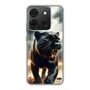 Чохол з принтом «Чорна пантера» для Infinix Smart 7