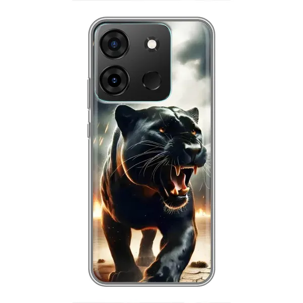 Чохол з принтом «Чорна пантера» для Infinix Smart 7