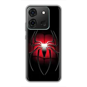 Чехол с человеком пауком для Infinix Smart 7 - (AlphaPrint) (Паук марвел)