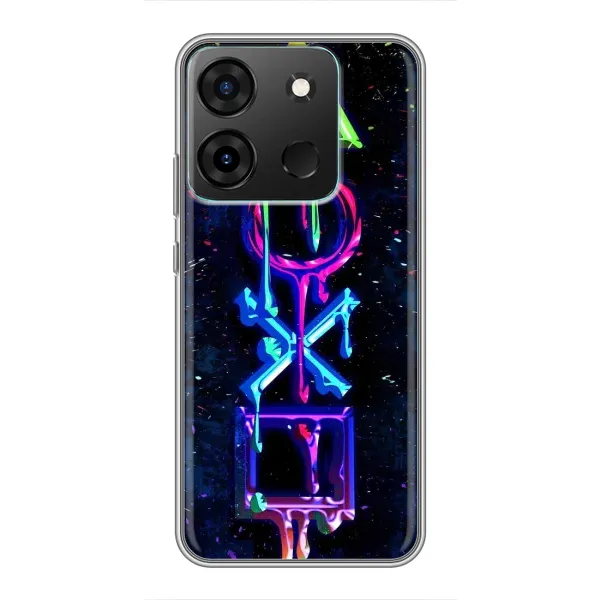 Чохол з принтом «Pleystation лого» для Infinix Smart 7