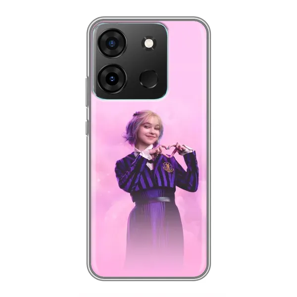 Чехол с принтом «Яркая Энид Уэнздей» для Infinix Smart 7