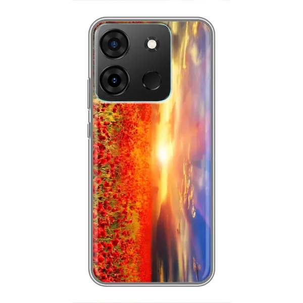 Чохол з принтом «Поле тюльпанів» для Infinix Smart 7