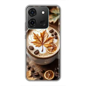 Чохол з унікальним дизайном 'Осінь з кавою' для Infinix Smart 7 (Пряна кава)