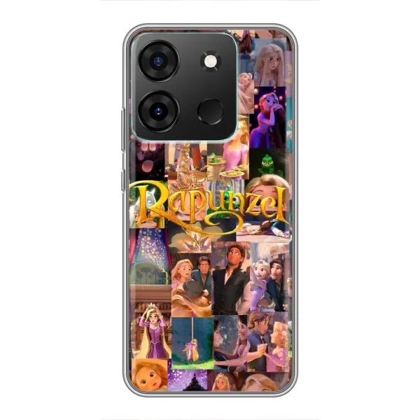 Чехол с принтом «Коллаж Рапунцель» для Infinix Smart 7