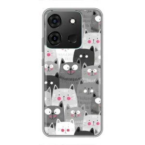 Чохли з Котиками для Infinix Smart 7 (VPrint) (Мальовані котики)