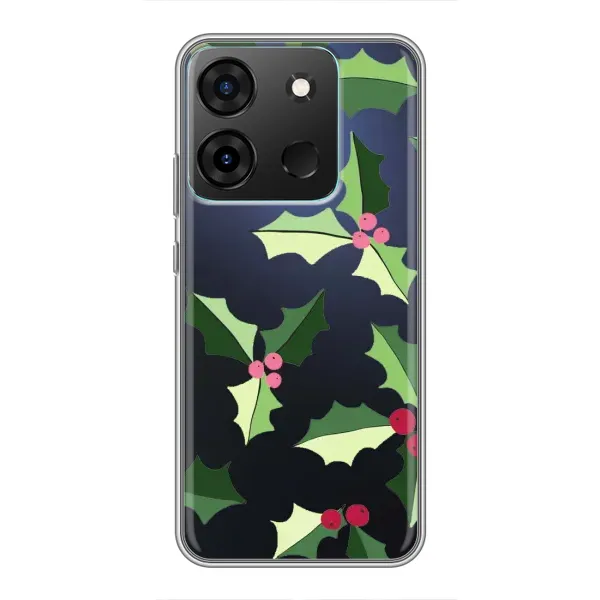 Чохол з принтом «Різдвяний фон» для Infinix Smart 7 Чохол з принтом «Різдвяний фон» для Infinix Smart 7