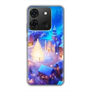 Різдвяні Чохли для Infinix Smart 7 (VPrint) (Різдвяне місто)