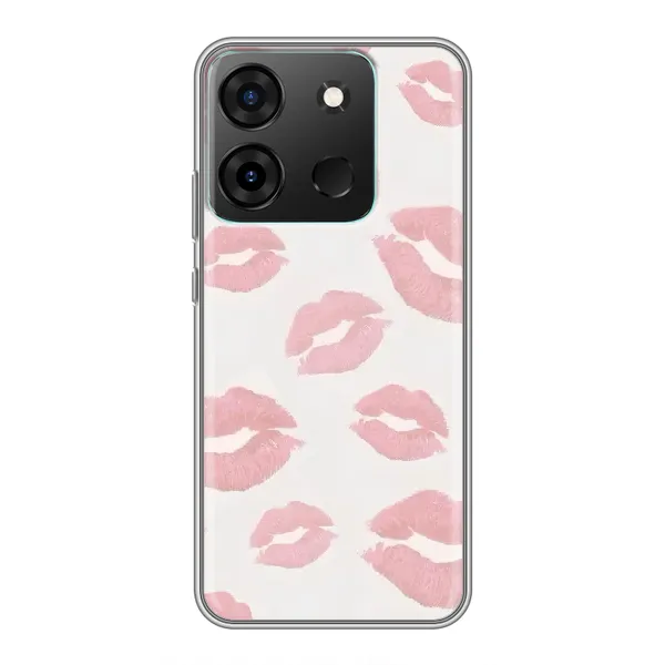 Чохол з принтом «Рожеві губи» для Infinix Smart 7 Чохол з принтом «Рожеві губи» для Infinix Smart 7