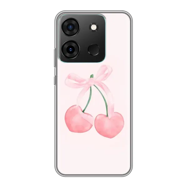 Чохол з принтом «Рожеві вишні» для Infinix Smart 7 Чохол з принтом «Рожеві вишні» для Infinix Smart 7