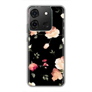 Чохли з квітами для Infinix Smart 7 (VPrint) (Трояндочки)