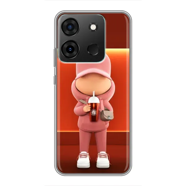 Чехол с принтом «С Кофе» для Infinix Smart 7