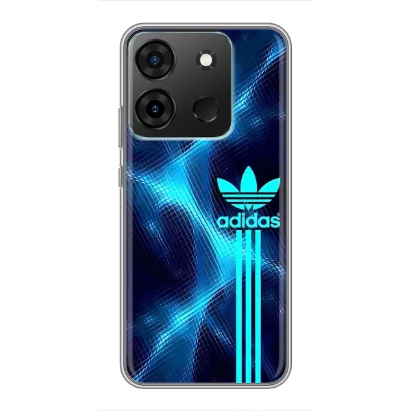 Чехол с принтом «Синий Адидас» для Infinix Smart 7 Чехол с принтом «Синий Адидас» для Infinix Smart 7