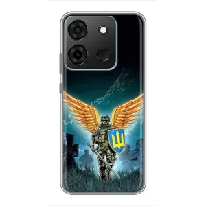 Чехлы с картинкой ЗСУ для Infinix Smart 7 (AlphaPrint) (Солдат ЗСУ)