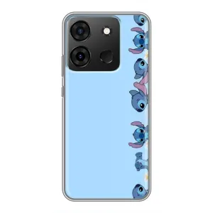 Чехол с принтом Стич на Infinix Smart 7 (Стич фон)