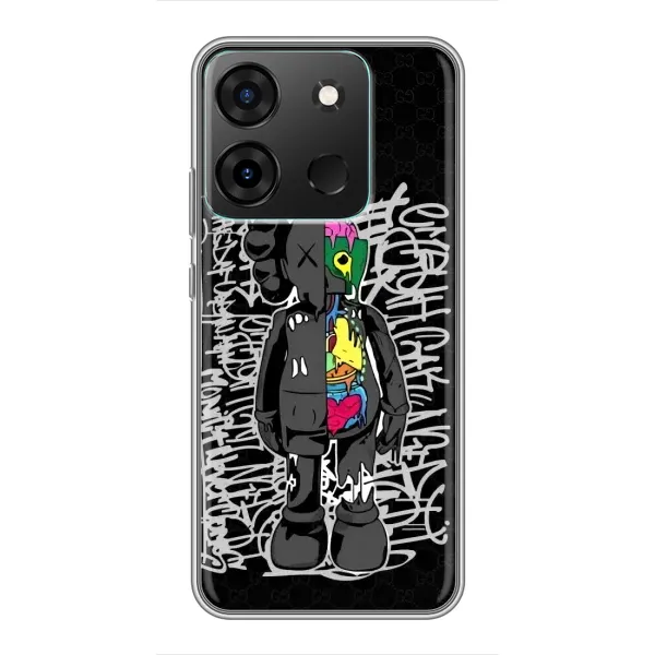 Чехол с принтом «Стиль Bearbrick» для Infinix Smart 7