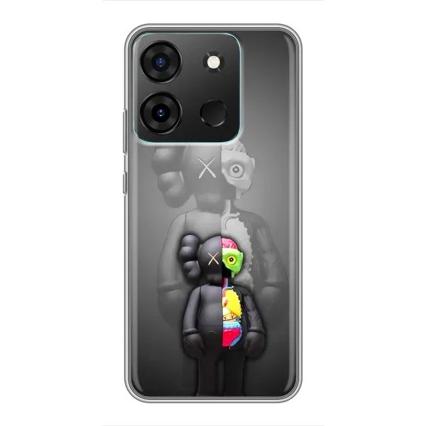 Чехол с принтом «Тело Bearbrick» для Infinix Smart 7