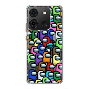 Чехол Амонг Ас для Infinix Smart 7 (AlphaPrint) (Убит)