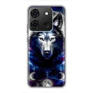 Защитные чехлы для Инфиникс Смарт 7 (AlphaPrint) (ХИТ продаж) ВОЛК (Волк)