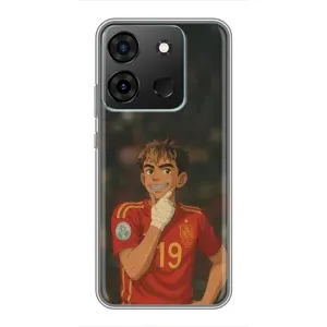 Чехол с футболистом Ламин Ямаль Infinix Smart 7 (Ямаль аниме)