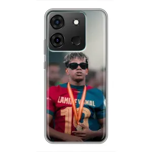 Чехол с футболистом Ламин Ямаль Infinix Smart 7 (Ямаль Барса)