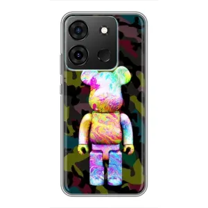 Чехлы для Infinix Smart 7 - Bearbrick Louis Vuitton (PREMIUMPrint) (Яркий Bearbrick)