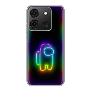 Чехол Амонг Ас для Infinix Smart 7 (AlphaPrint) (Яркий скин)