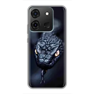 Чохол з принтом «Чорна змія» для Infinix Smart 7