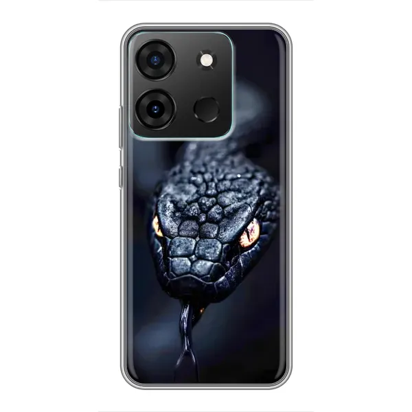 Чохол з принтом «Чорна змія» для Infinix Smart 7
