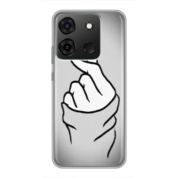 Чохол з принтом «Значок Love» для Infinix Smart 7