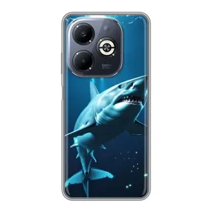 Чохол з принтом «Акула під водою» для Infinix Smart 8 Plus