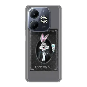 Бренднові Чохли для Infinix Smart 8 Plus - (PREMIUMPrint) (Бакс Бані LV)
