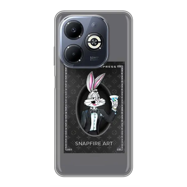 Чохол з принтом «Бакс Бані LV» для Infinix Smart 8 Plus