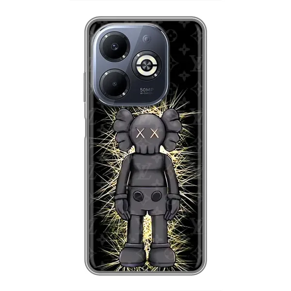 Чохол з принтом «Bearbrick LV» для Infinix Smart 8 Plus