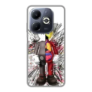 Чохли для Infinix Smart 8 Plus - Bearbrick Louis Vuitton (PREMIUMPrint) (Беарбрік)