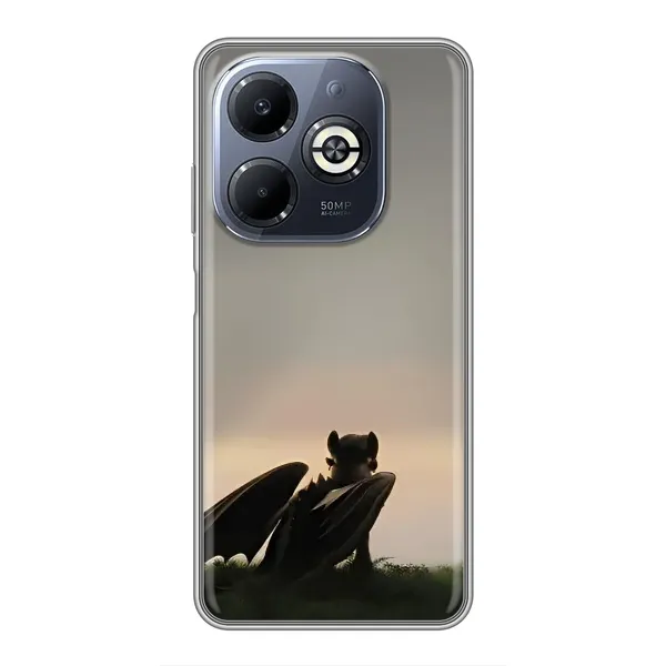 Чохол з принтом «Беззубик» для Infinix Smart 8 Plus Чохол з принтом «Беззубик» для Infinix Smart 8 Plus