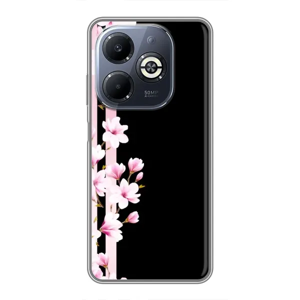 Чохол з принтом «Квіточки» для Infinix Smart 8 Plus