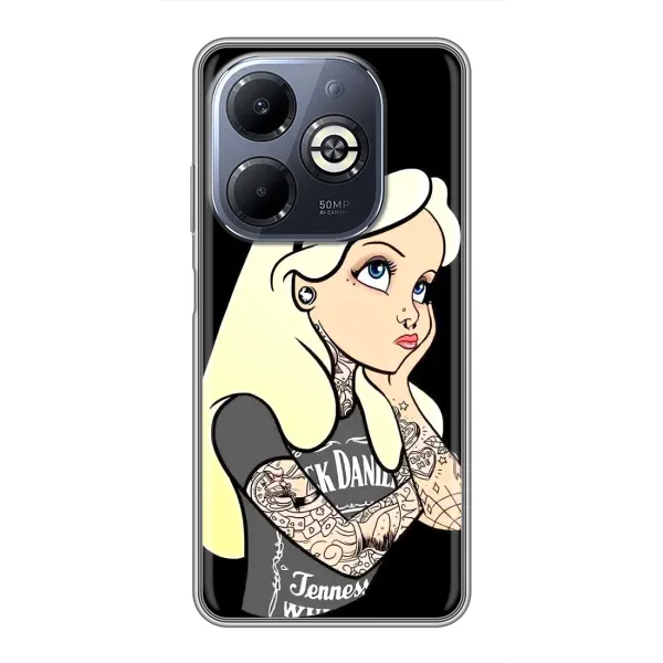 Чехол с принтом «Девочка в тату» для Infinix Smart 8 Plus