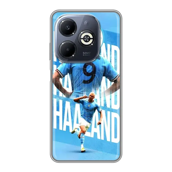 Чехол с принтом «Erling Haaland» для Infinix Smart 8 Plus