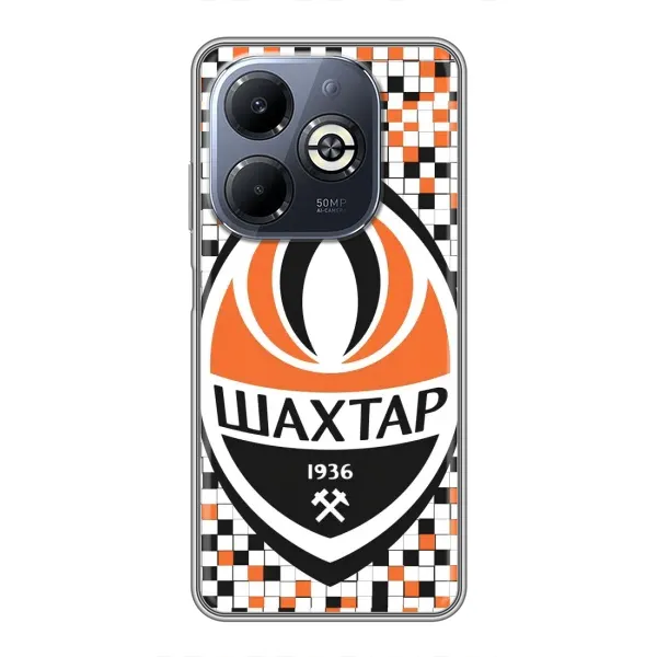 Чохол з принтом «ФК Шахтер» для Infinix Smart 8 Plus Чохол з принтом «ФК Шахтер» для Infinix Smart 8 Plus