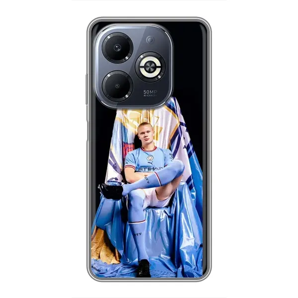 Чехол с принтом «футболист Холанн» для Infinix Smart 8 Plus