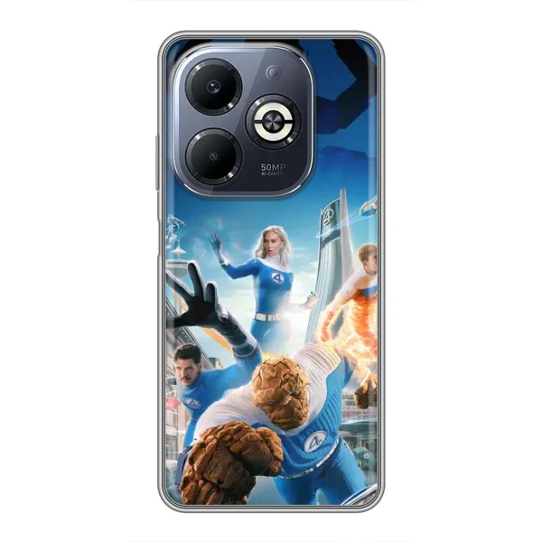 Чохол з принтом «Герої Фантастична Четвірка» для Infinix Smart 8 Plus
