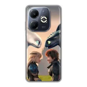 Чохол з принтом «Гикавка і Астрід» для Infinix Smart 8 Plus