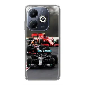 Чохол з принтом «Гонка Формула 1» для Infinix Smart 8 Plus