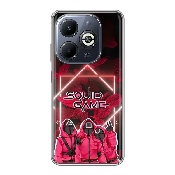 Чохол з принтом «Охоронці Гра кальмара» для Infinix Smart 8 Plus
