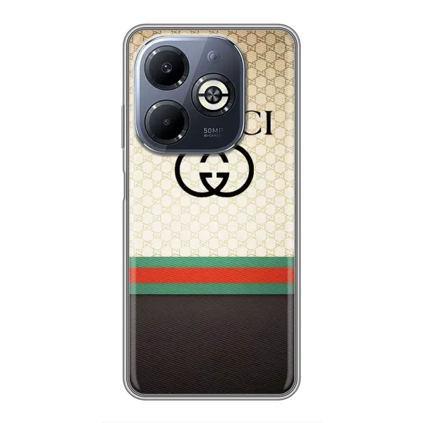 Чохол з принтом «GUCCI стиль» для Infinix Smart 8 Plus Чохол з принтом «GUCCI стиль» для Infinix Smart 8 Plus